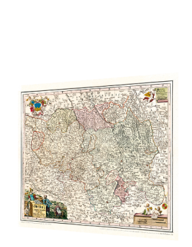 Johann George Schreiber-Landkarte Oberlausitz
